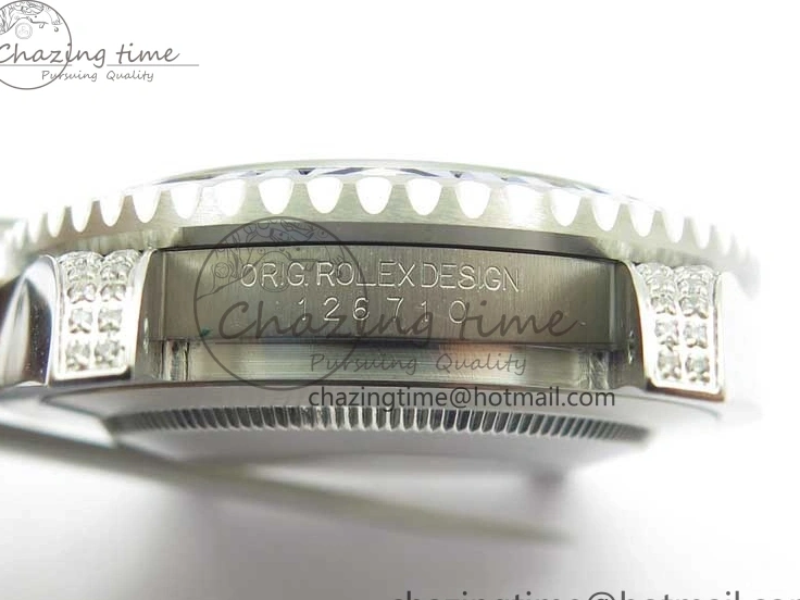 MiroTime 0401 GMT-Master II White Blue Diamonds Bezel 904L Steel GMF Best Edition Black Dial On Jubilee Bracelet SA3285 CHS V Original 2579